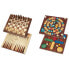 ABBA GAMES Board Set 5 In 1 Oce/Parking/Chess/Ladies And Backgammon Board Game