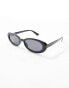 Фото #2 товара New Look oval sunglasses in black