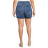 Фото #3 товара Alivia Ford Mom Shorts Women's 24W Blue Denim Stretch Raw Hem Mid Rise Cotton