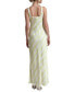 Фото #3 товара Women's Bias-Striped Square-Neck Maxi Dress