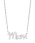 Фото #3 товара Macy's birthstone Mom Necklace In Silver Plate