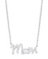 ფოტო #3 პროდუქტის Birthstone Mom Necklace In Silver Plate