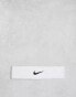 Nike Training Swoosh unisex headband in white