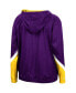 Women's Purple Los Angeles Lakers Half-Zip Windbreaker 2.0 Hoodie Jacket