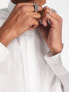 Фото #2 товара ADPT oversized cotton poplin shirt with pocket in white