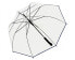 Фото #1 товара Женский зонт с длинной палкой Hit Long Automatic прозрачный Glocke 77354B 02