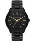 Фото #1 товара Часы Michael Kors Slim Runway Black Tone Watch