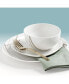 Curves Square 12 Pc. Dinnerware Set, Service for 4