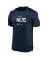 Фото #3 товара Men's Navy Detroit Tigers Authentic Collection Velocity Performance Practice T-shirt