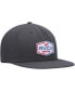 ფოტო #3 პროდუქტის Men's Charcoal Layover Snapback Hat