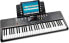 Keyboard piano with music stand, key note stickers & Simply Piano app