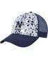 Фото #1 товара Men's Gray, Navy Navy Midshipmen Love Fern Trucker Snapback Hat