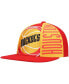 ფოტო #1 პროდუქტის Men's Red Houston Rockets Hardwood Classics Big Face Callout Snapback Hat