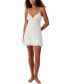 Women's Mesh Frill Hem Chemise Nightgown