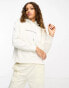 Calvin Klein Jeans archival monologo hoodie in white XXXL - фото #2