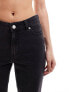 Фото #4 товара JJXX Nice straight fit cropped jeans in black
