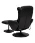 Фото #7 товара Massaging Multi-Position Plush Recliner Chair With Side Pocket And Ottoman