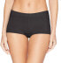 Фото #1 товара Maidenform Women's 186983 Dream Cotton Boyshort Black Underwear Size XL