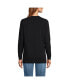 ფოტო #3 პროდუქტის Women's Fine Gauge Cotton Cardigan with Tipping Sweater