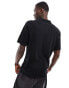 Another Influence knitted polo in black