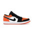 Кроссовки Nike Air Jordan 1 Low Shattered Backboard (Белый, Оранжевый, Черный)