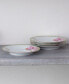 Poppy Place 6" Saucers, Set of 4