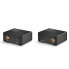 Lindy 150m TosLink & Coaxial Digital Audio Extender - AV transmitter & receiver - 150 m - Wired - Black