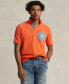 Фото #1 товара Men's Classic-Fit Mesh Graphic Polo Shirt