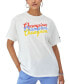 Фото #1 товара Women's Loose Fit Graphic-Logo Short-Sleeve T-Shirt