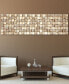 Фото #5 товара 'Textured 2' Metallic Handed Painted Rugged Wooden Blocks Wall Sculpture - 72" x 22"