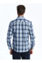 Фото #5 товара Рубашка мужская LC WAIKIKI Regular Fit с длинным рукавом с ажурными элементами