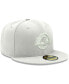 Фото #5 товара Men's Los Angeles Rams White on White Primary Logo 59FIFTY Fitted Hat
