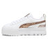 Фото #3 товара Puma Mayze Glam Lace Up Womens White Sneakers Casual Shoes 39306802