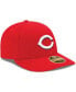 Фото #3 товара Men's Cincinnati Reds Authentic Collection On Field Low Profile Home 59FIFTY Fitted Hat