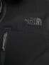 The North Face Nimble softshell hooded wind resistant jacket in black
