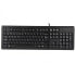 Keyboard A4 Tech KR-92 Black Monochrome English QWERTY