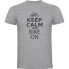 KRUSKIS Keep Calm And Bike On short sleeve T-shirt