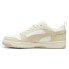 Фото #3 товара Puma Rebound V6 Low Cv Lace Up Mens Beige, White Sneakers Casual Shoes 39507901