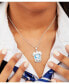 Womens Silver Plated House Pendant, Ravenclaw - 16 + 2''