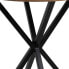 Вспомогательный стол Чёрный Натуральный Деревянный Металл Железо дерево и металл Древесина манго 43 x 43 x 49 cm