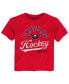 ფოტო #1 პროდუქტის Toddler Boys and Girls Red Washington Capitals Take The Lead T-shirt