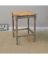 Фото #3 товара French Country 24" Turned Leg Seat Stool