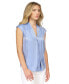 Women's Iridescent Pleated Top