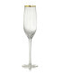 Фото #2 товара Rocher Champagne Flutes, Set of 4, 8.5 Oz