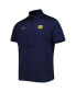 ფოტო #3 პროდუქტის Men's Navy Notre Dame Fighting Irish Motivate 2.0 Half-Zip Jacket