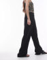 Фото #5 товара Topshop plisse balloon leg trouser in black