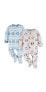 Baby Boys' Footed Blanket Sleepers, 2-Pack Dog/fair isle, 4T - фото #5