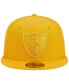 Фото #3 товара Men's Gold Las Vegas Raiders Color Pack 59FIFTY Fitted Hat