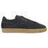 Фото #1 товара Puma Pl Suede Lace Up Mens Black Sneakers Casual Shoes 306983-01