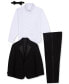Фото #4 товара 4-Piece Tuxedo Suit, Shirt & Bowtie, Little Boys